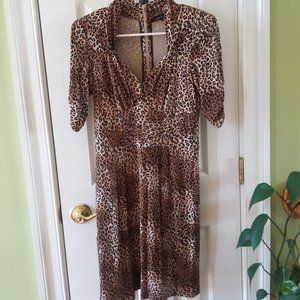 Nanette Lepore Lepoard Dress Size 4 Made IN USA!!!
